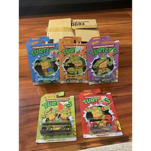 Hot Wheels Teenage Mutant Ninja Turtles Whole Set